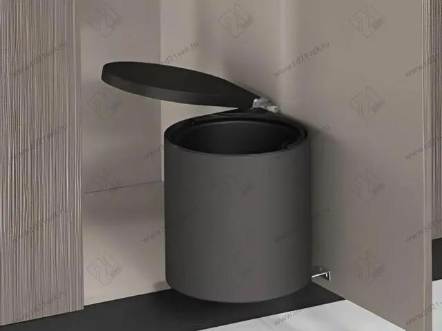 S-2253-A Мусорное ведро, Starax Waste Bin, 10 л, (355x300x380 мм), антрацит