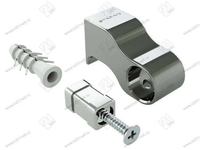 S-4085-A Держатель рейлинга, Starax, (20х20х50 мм), антрацит