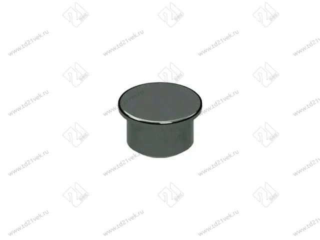 S-4081-A Заглушка для рейлинга, Starax, (16х12 мм), антрацит